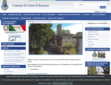 Tablet Screenshot of comune.corno-di-rosazzo.ud.it